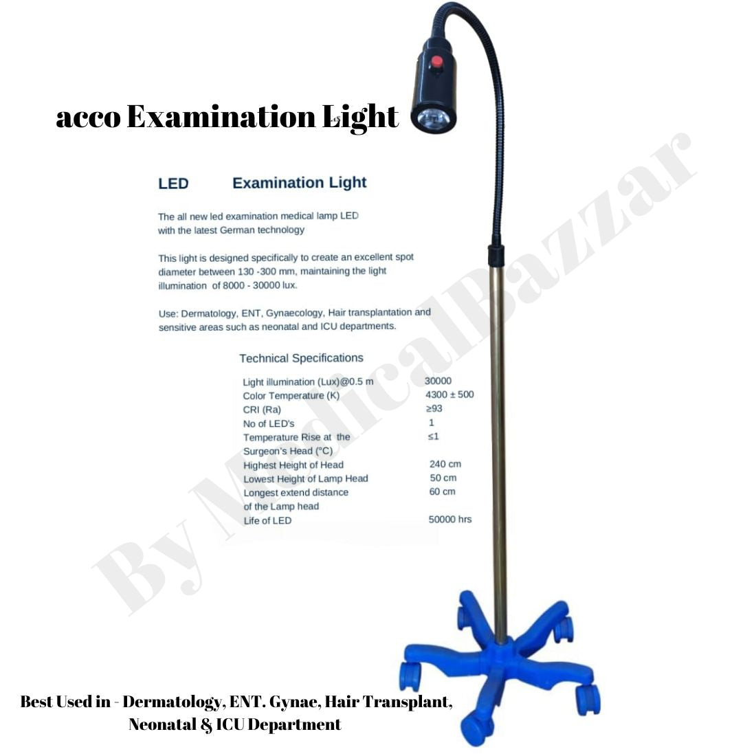 acco Examination OT Light with 1 Led Mobile (German technology)