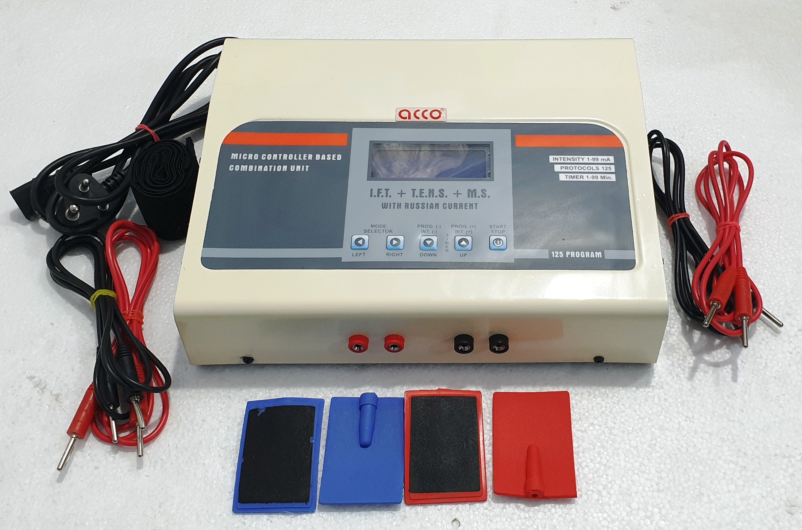 Original TENS-IFT Tens Machine with LCD Display For 125 Program Physiotherapy  Device