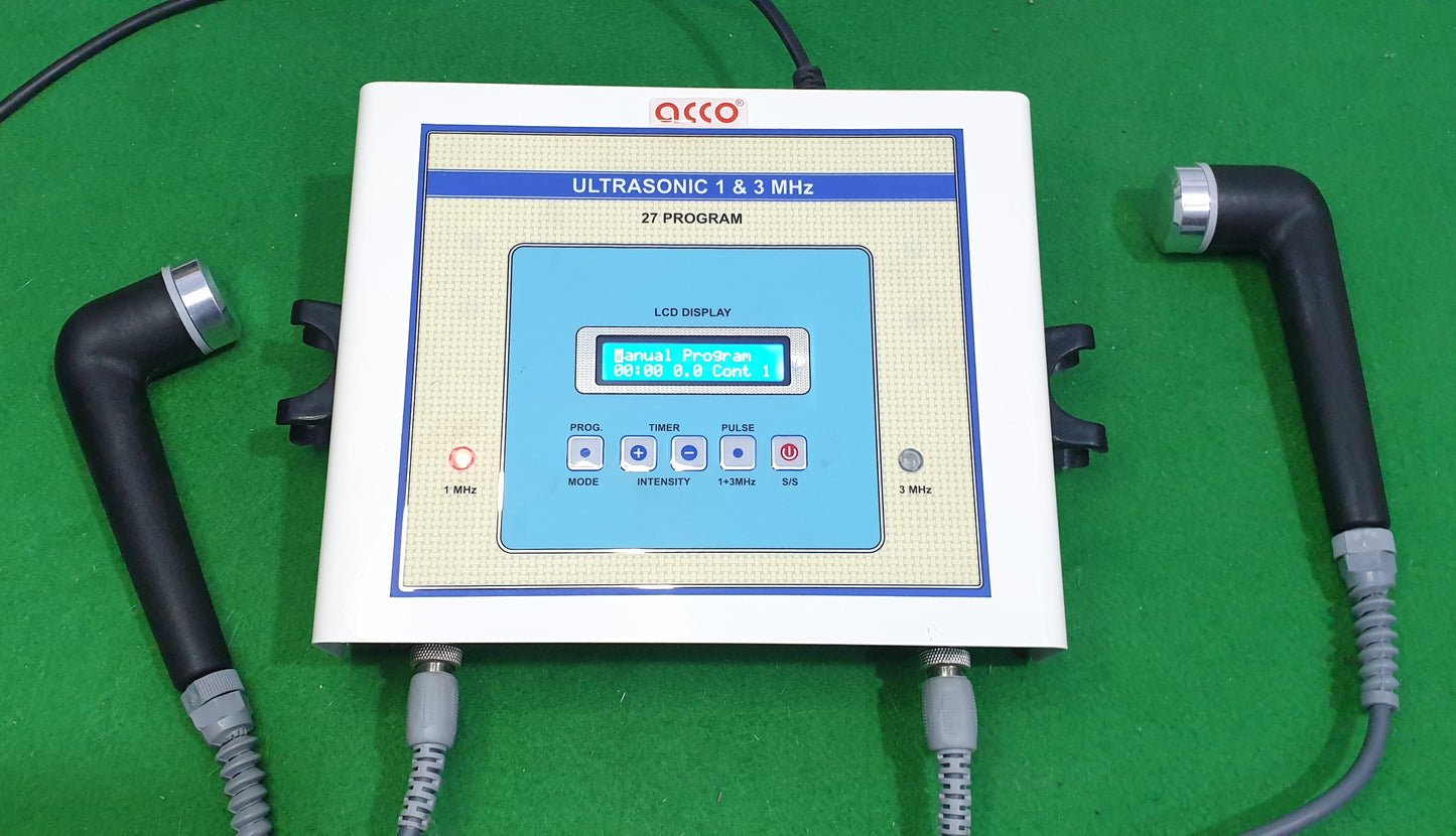 acco Ultrasound Therapy Unit (1&3Mhz) LCD 27 Prg