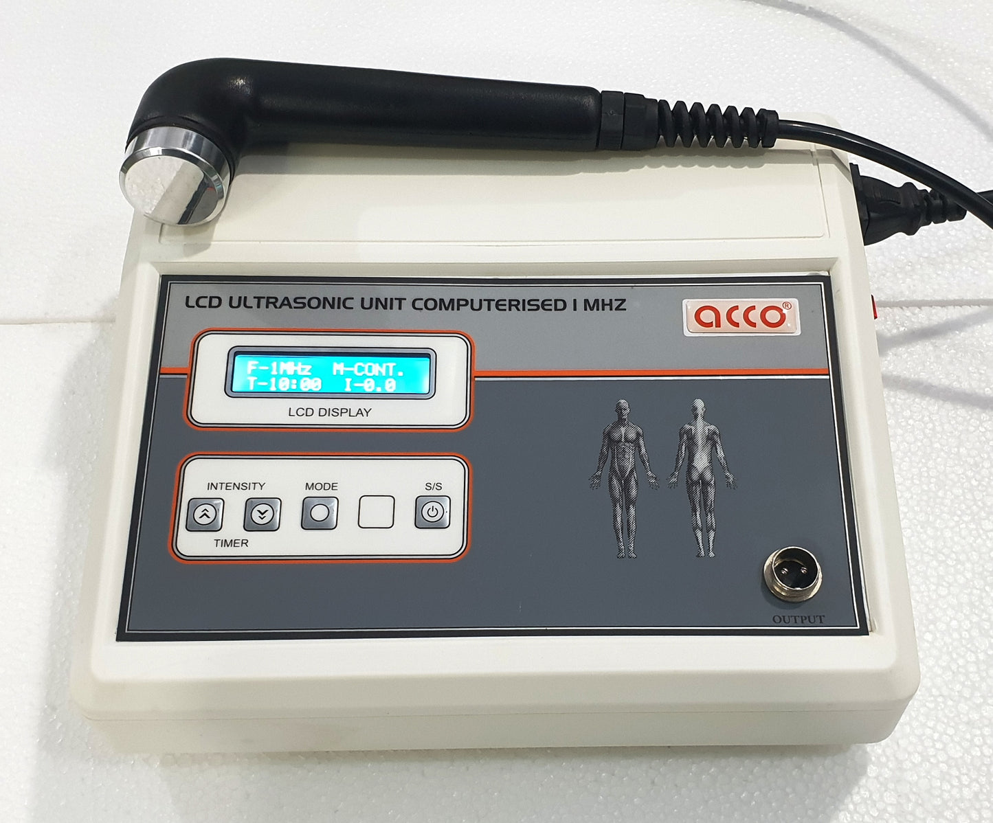 acco Physiotherapy Ultrasound Therapy Machine 1 Mhz, LCD Display - US22