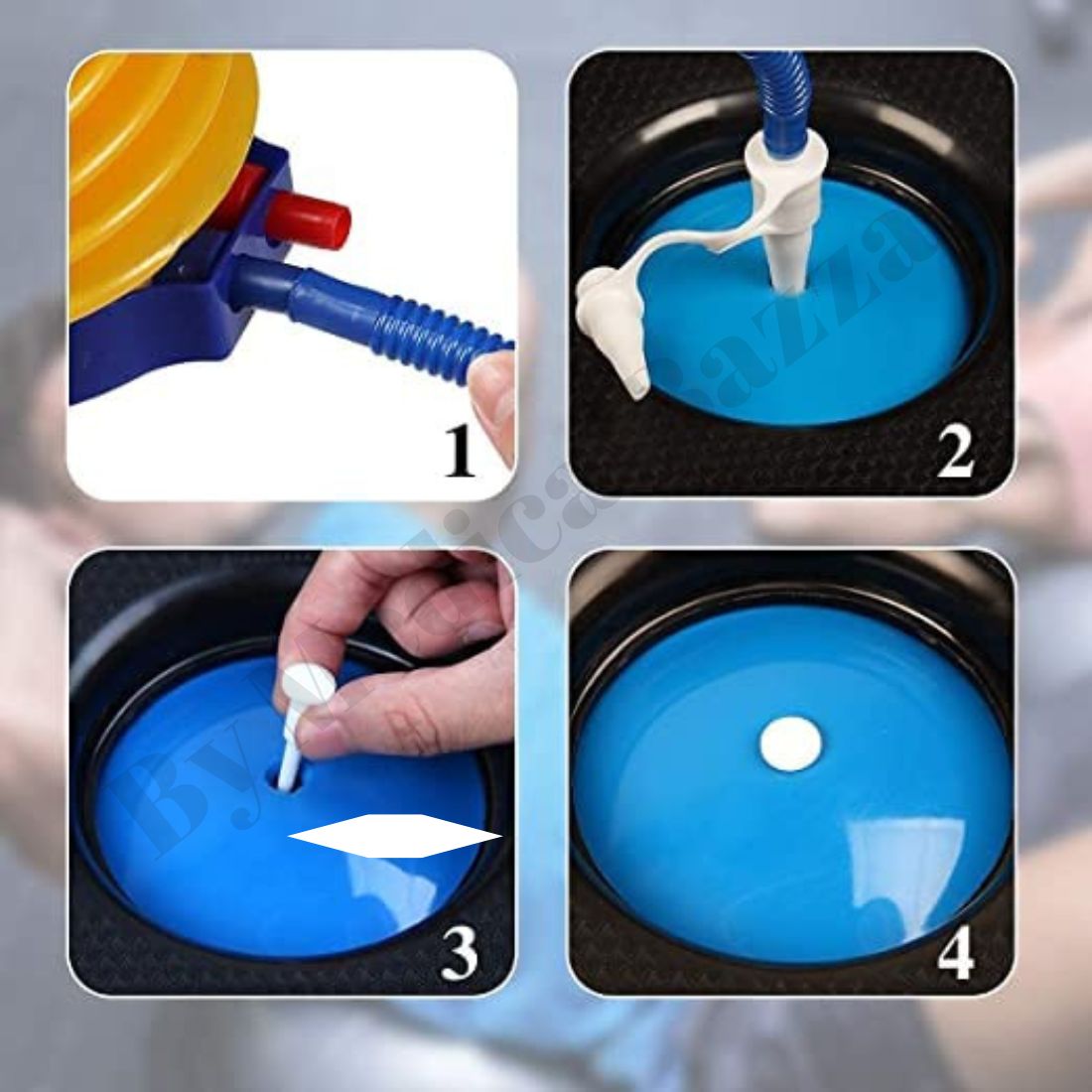 Bosu Ball (60Cm/48cm) with Tubing