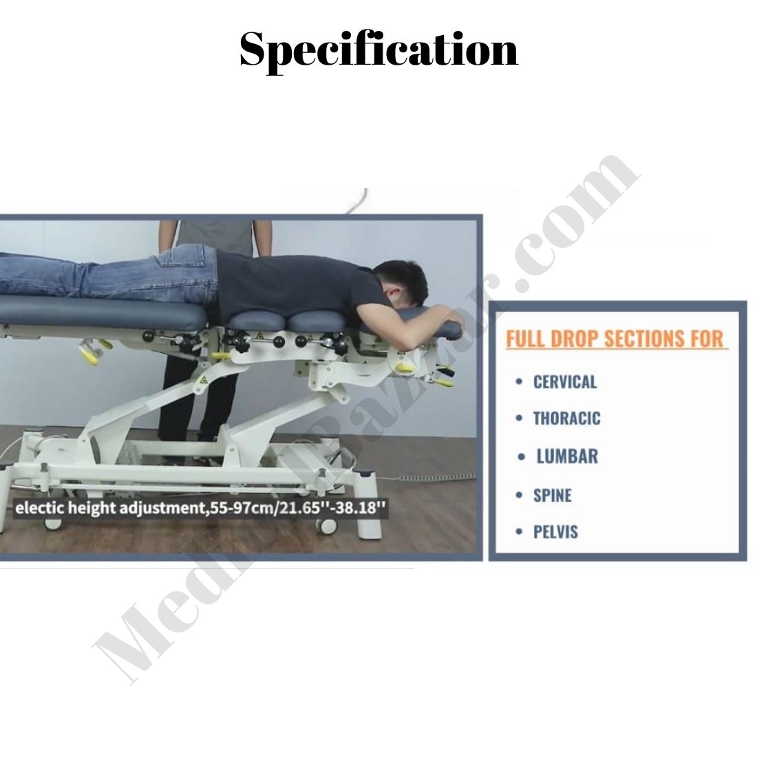 Imported Chiropractic Bed with Spinal Decompression