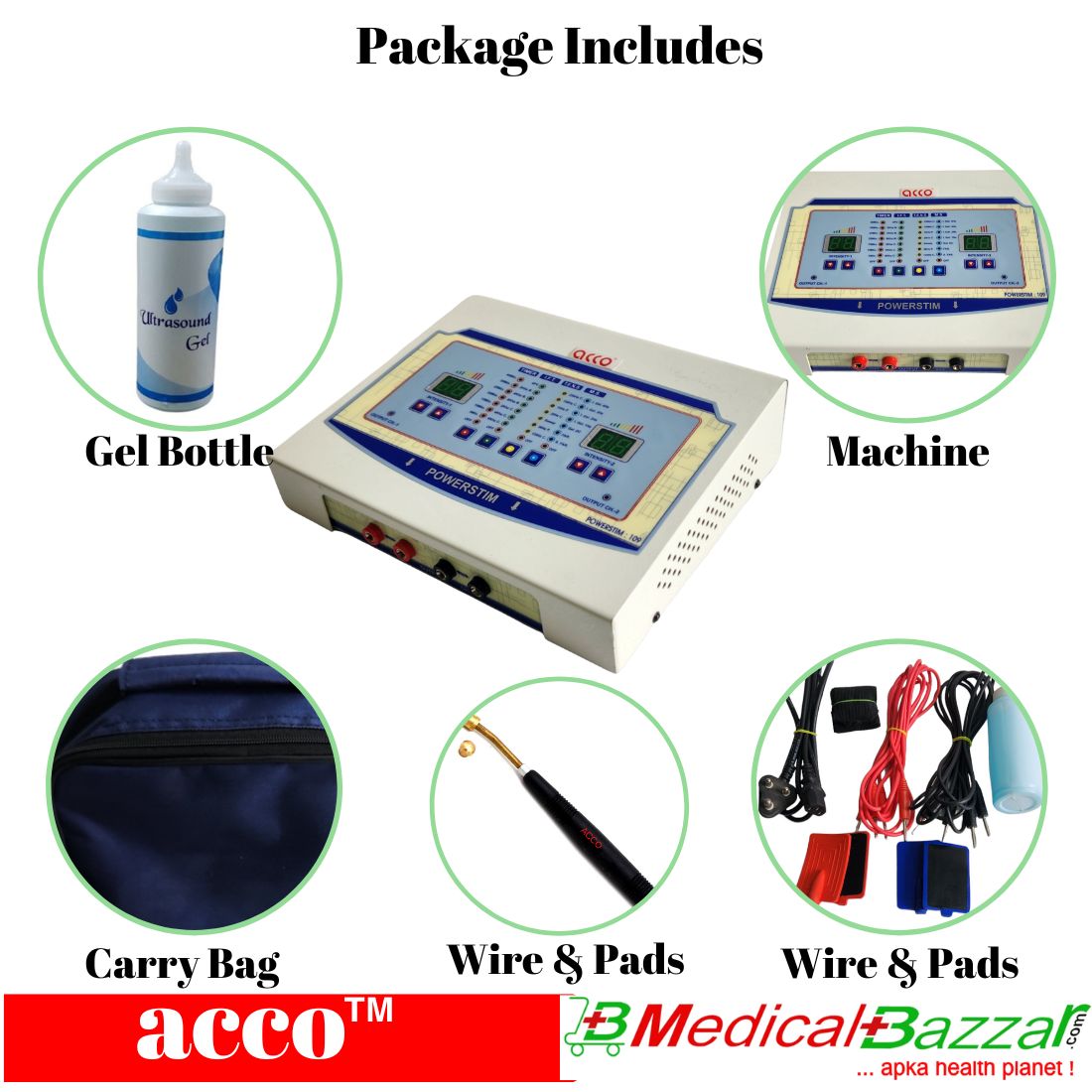 Acco Combo IFT TENS MS Digital 3 in 1