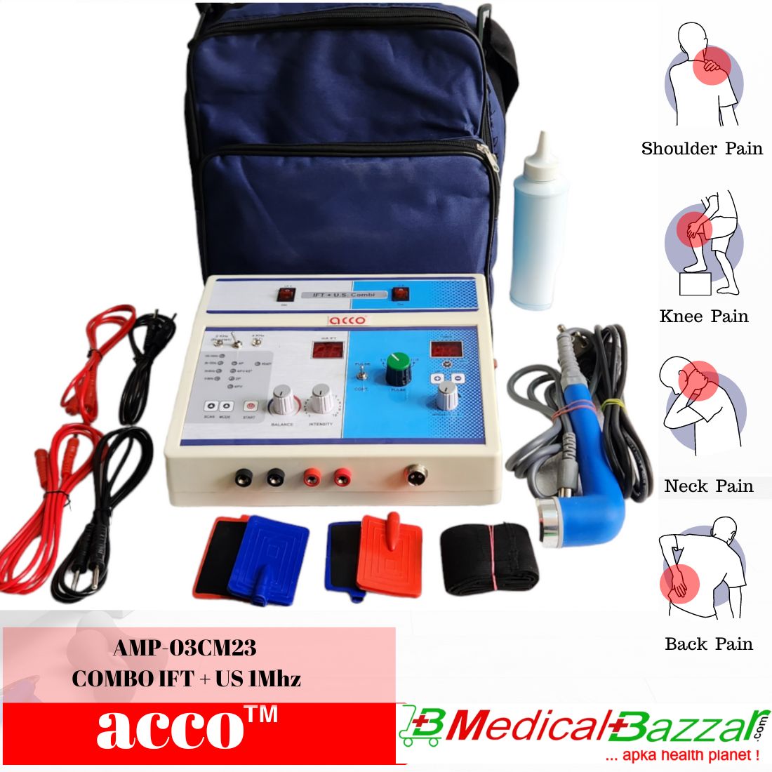 acco COMBO (Interferential Therapy+Ultrasound Therapy 1Mhz)