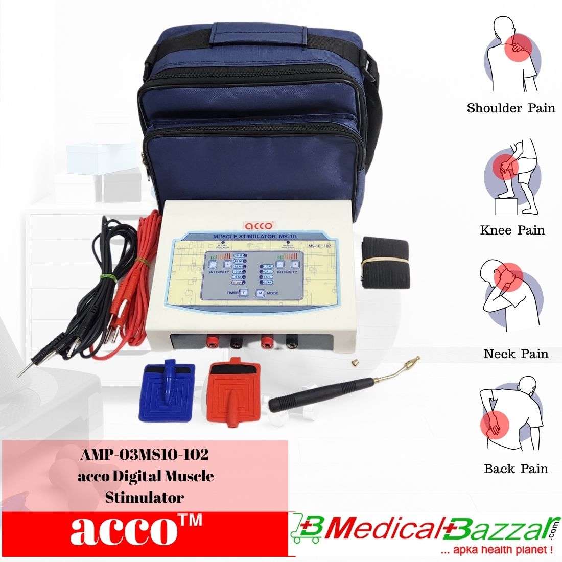 acco Digital Muscle Stimulator(Portable)