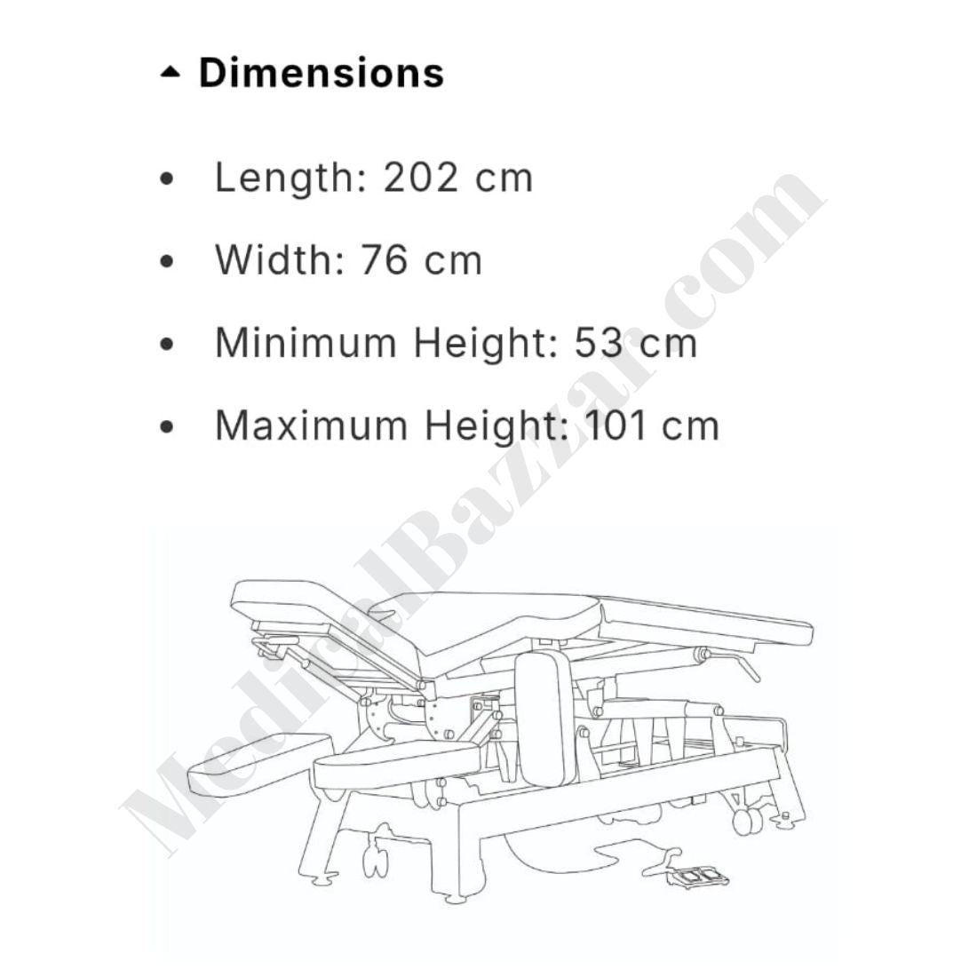 acco 7-Section Treatment Table – Chiropractic Table