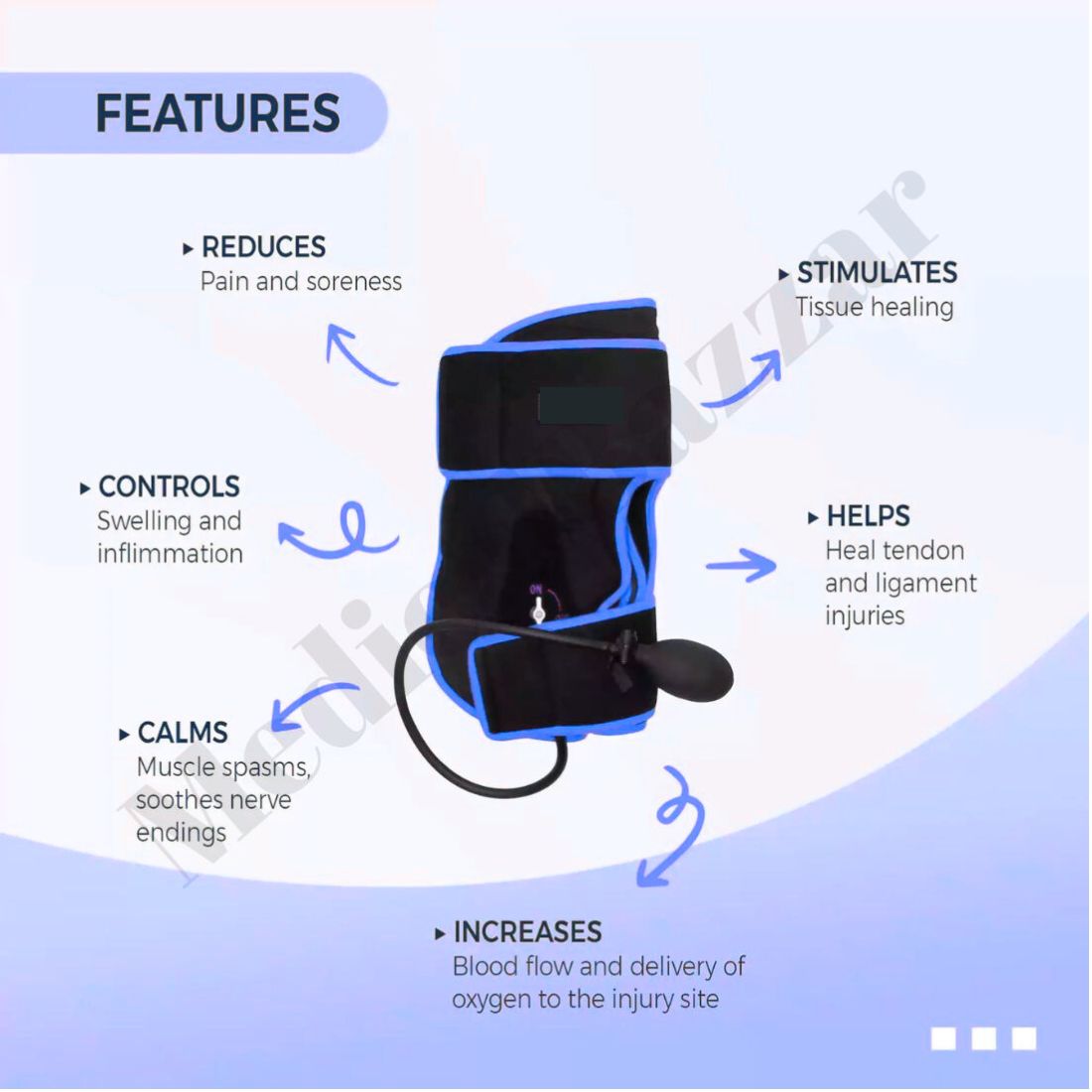 Knee Cold Compression Wrap (Manual)