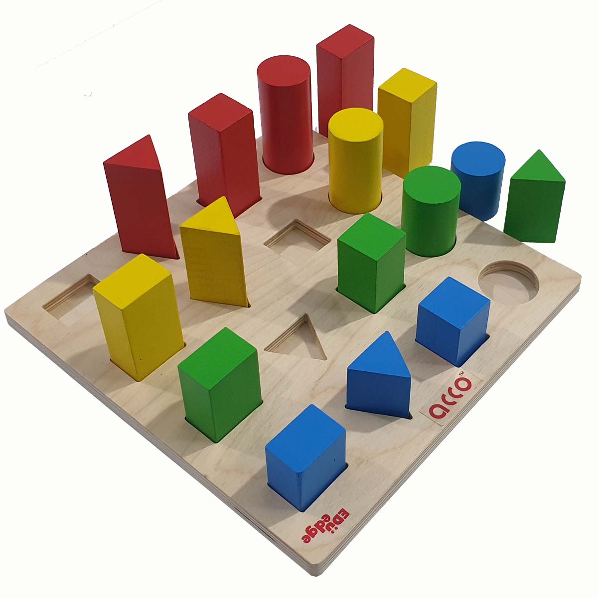 acco Multi Shape Peg Board Toys for Kids (16 Pegs)