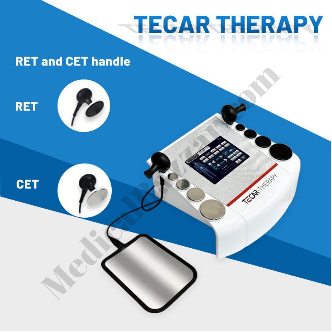 Tecar Therapy Machine with RET CET 448KHz -TRC04