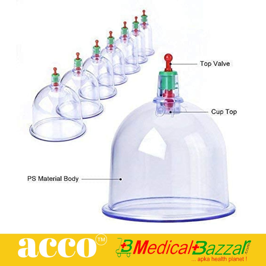 Hijama Vacuum Cupping Set