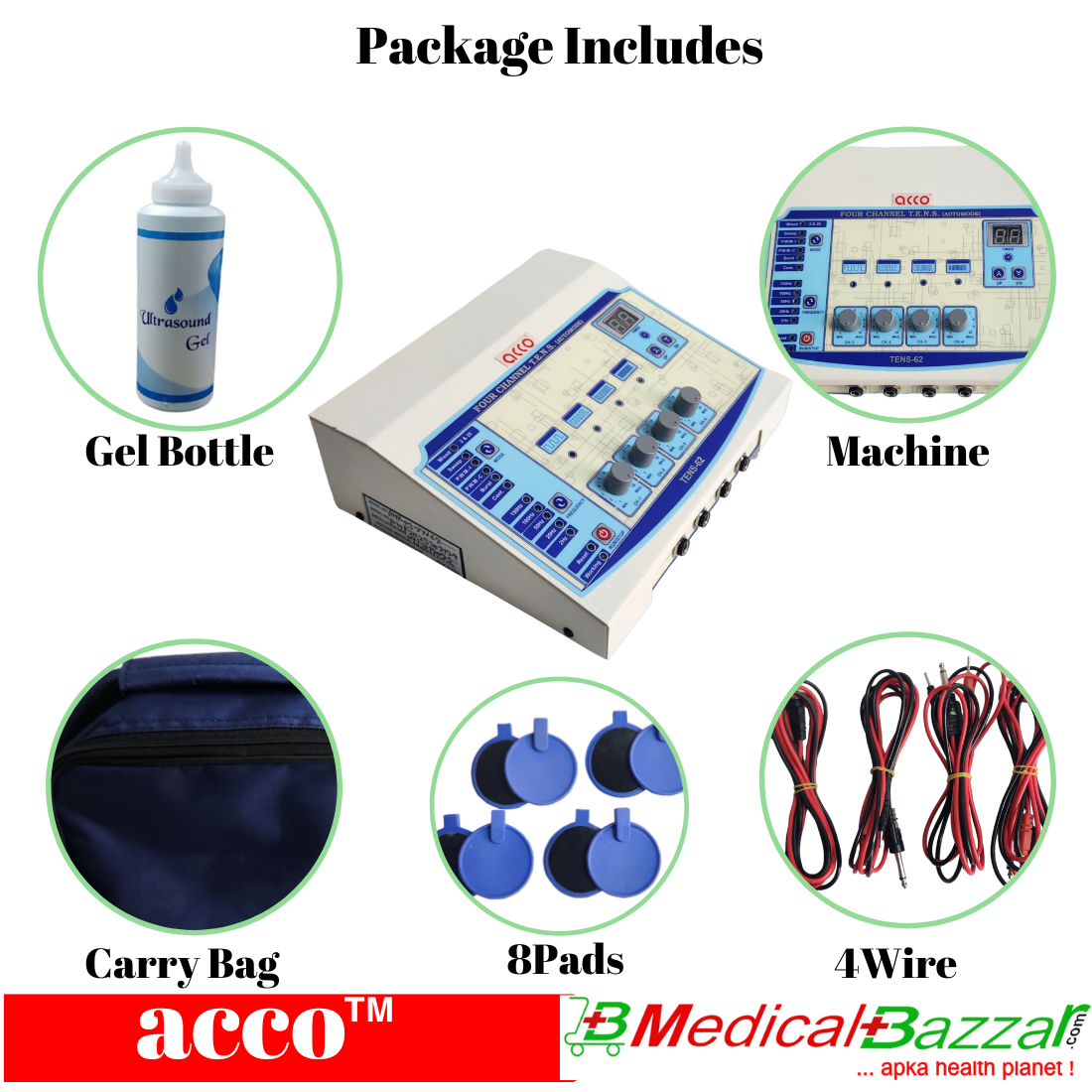 acco Advance 4 Channel Tens Machine