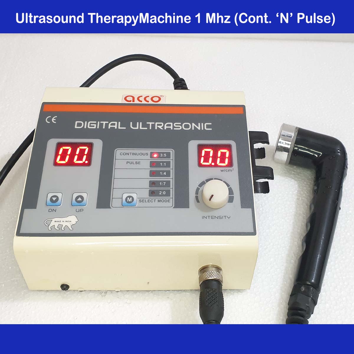 Mini Ultrasound Therapy Machine (1MHz) with Timer