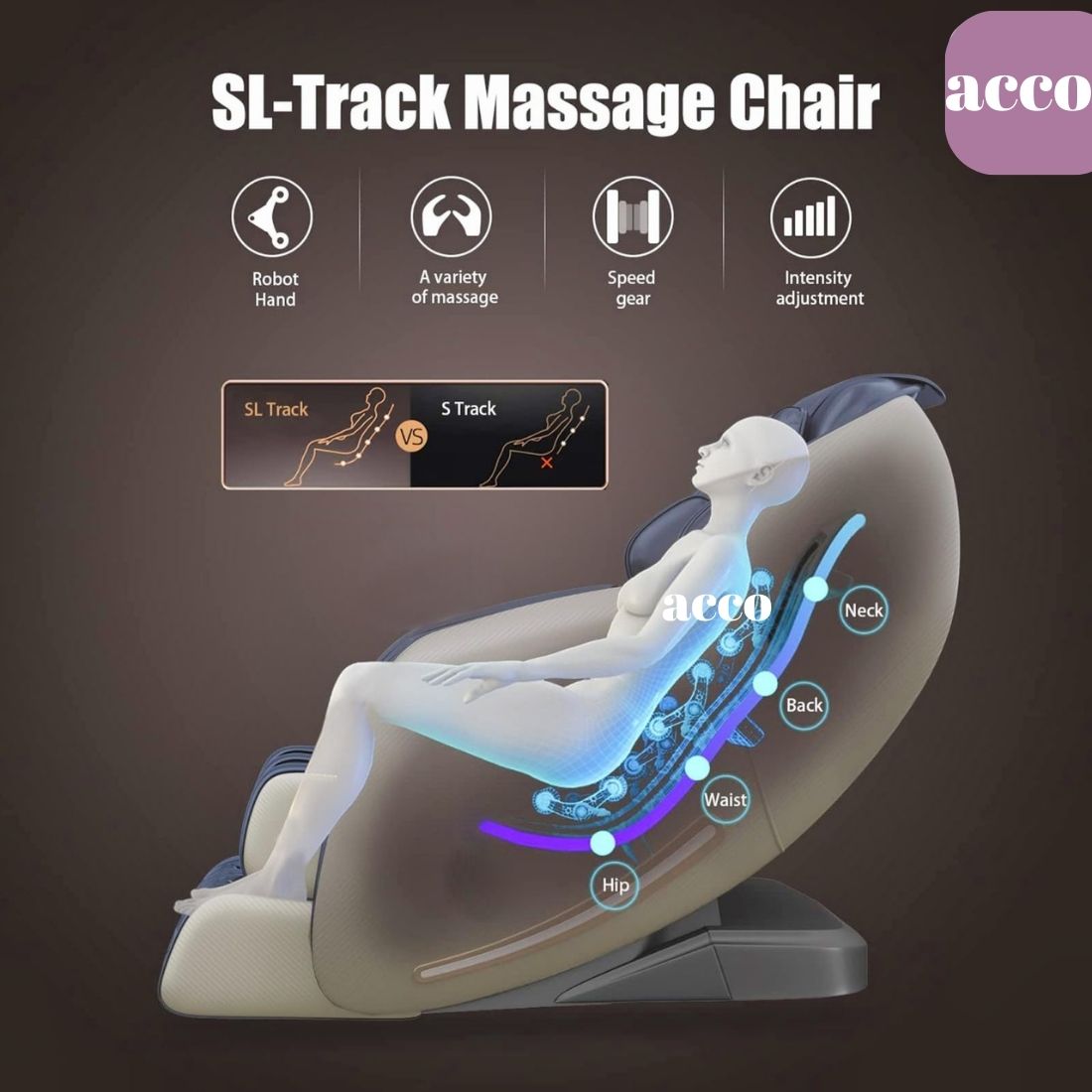 3D Electric Massage Chair with Head Massage (Model Z80)