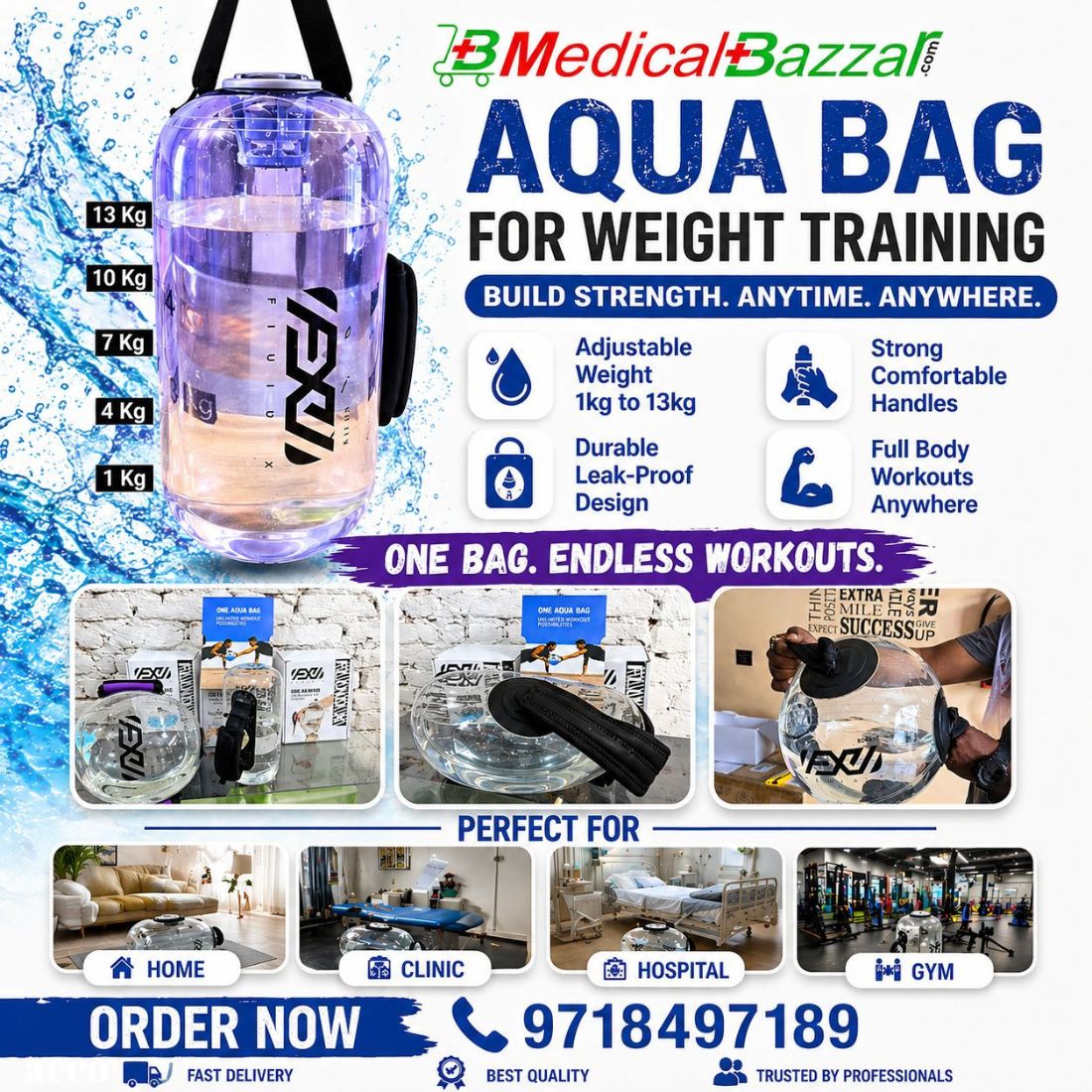 Aqua Bags - Weighted water bags