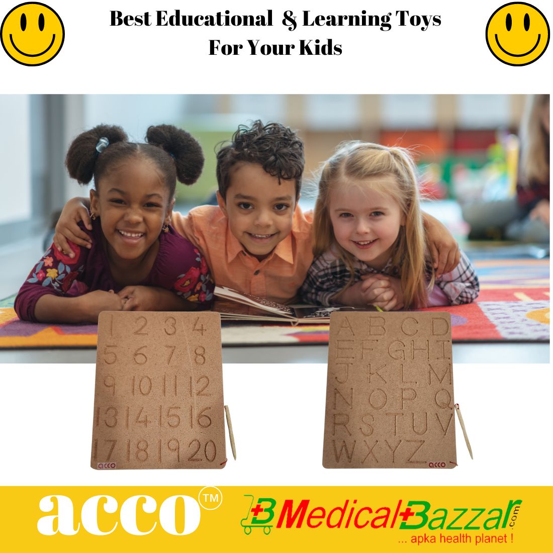 acco Tracing Wooden Board For Kids