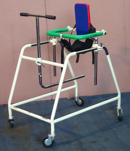 acco C.P. Walker With Seat, Back Support & Scissors Gait Preventive Bar
