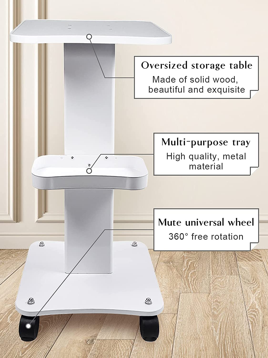 acco Trolley For Electrotherapy 1 Shelve