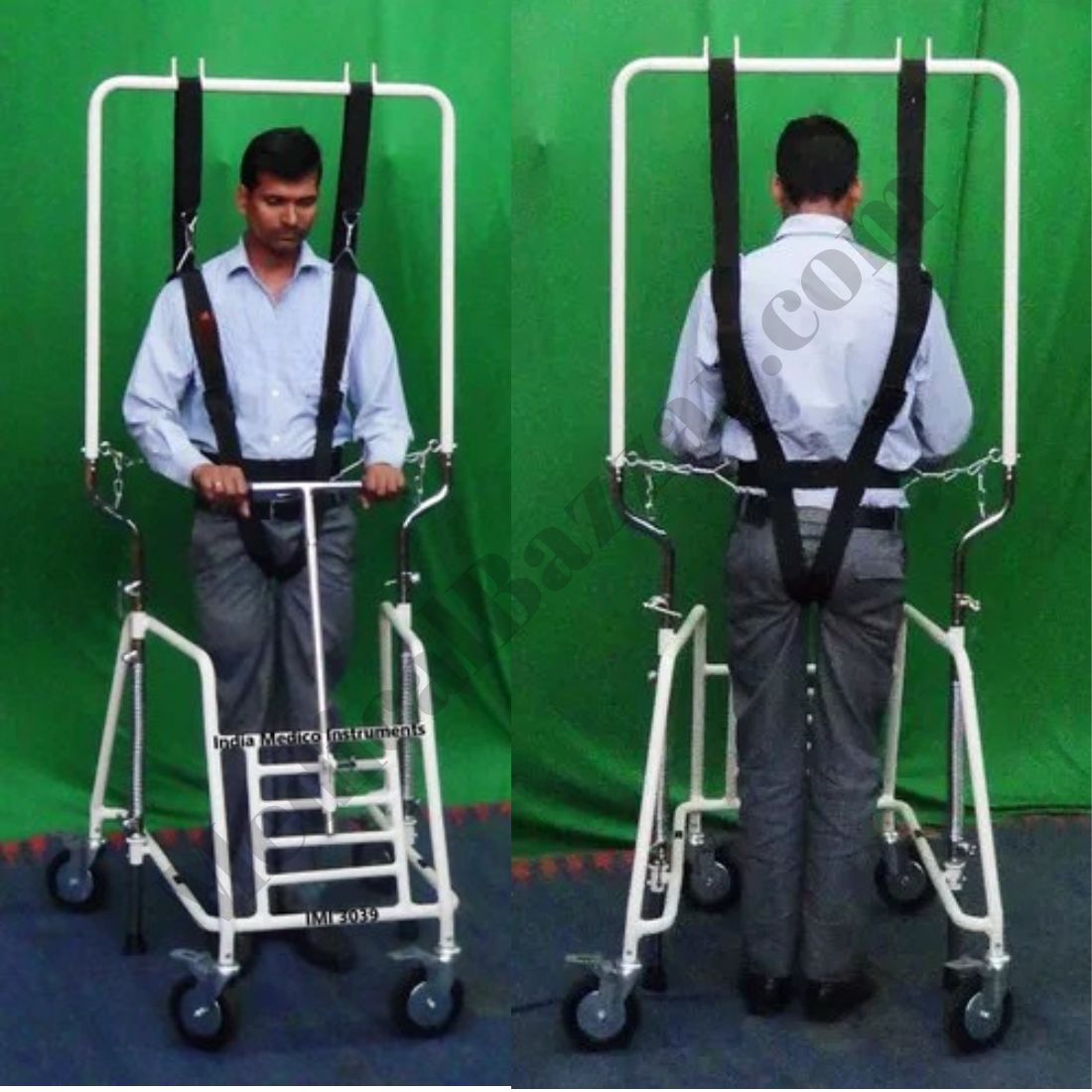 acco Paraplegia Suspension Walker With Shock Absorbers Cum Brakes