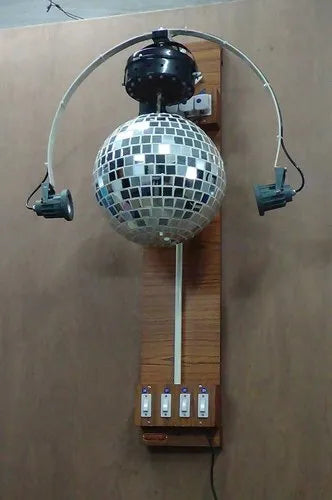 acco Pin-Spots & Mirror Ball Bundle With Rotating Motor