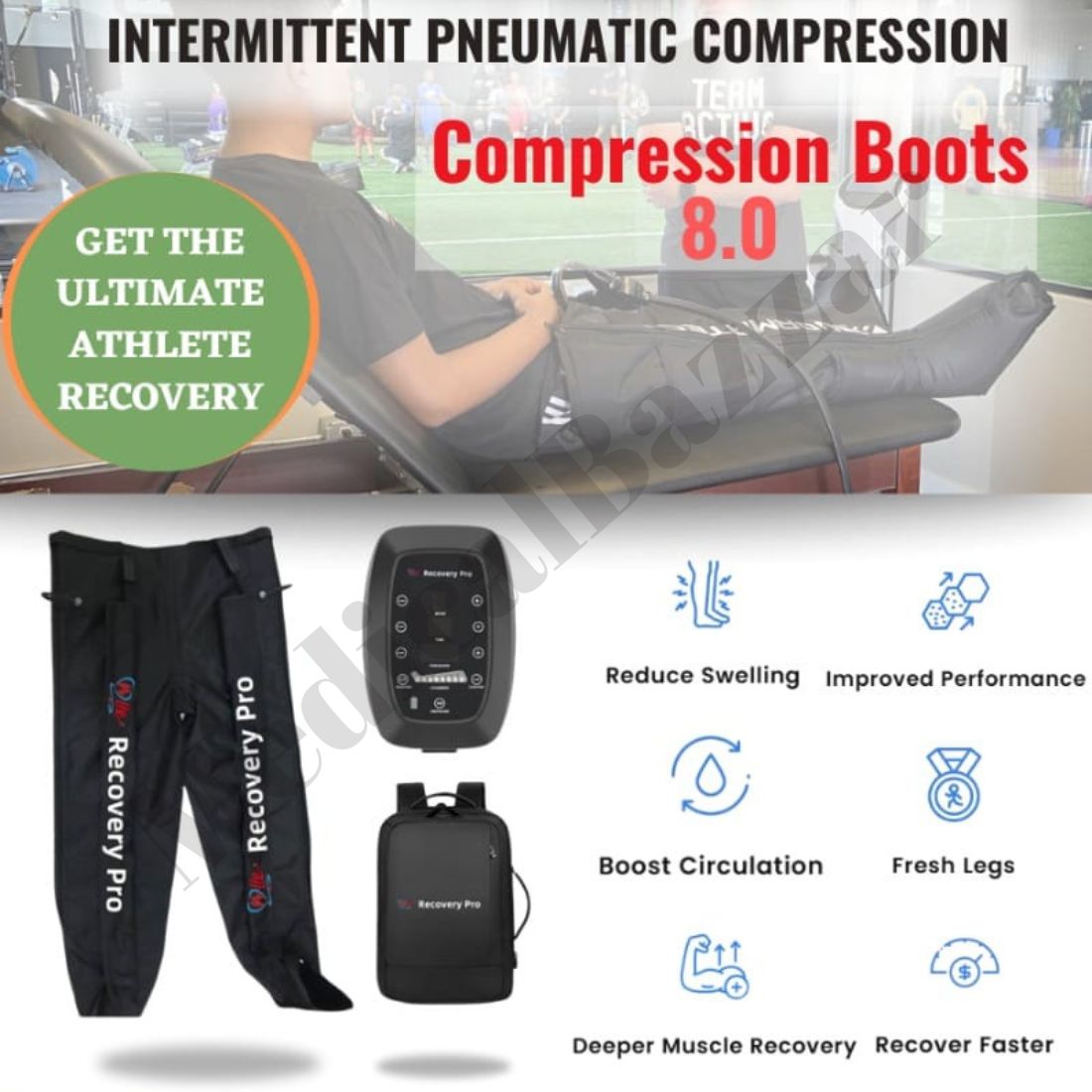 N-live Compression Boots 8.0 DVT Machine (Leg Attachment)