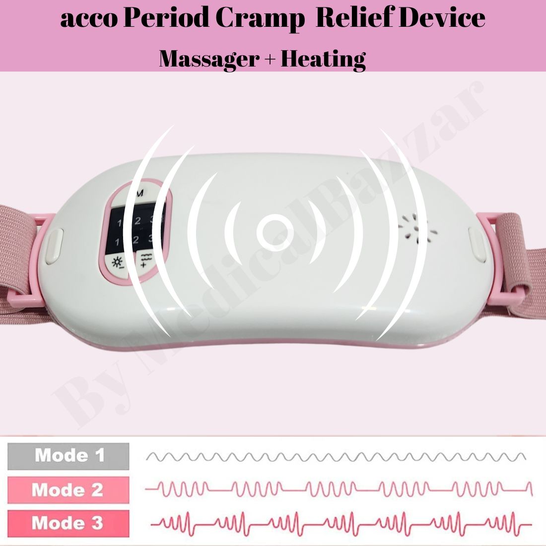 acco Period Cramps Relief Device (Heating & Massager)