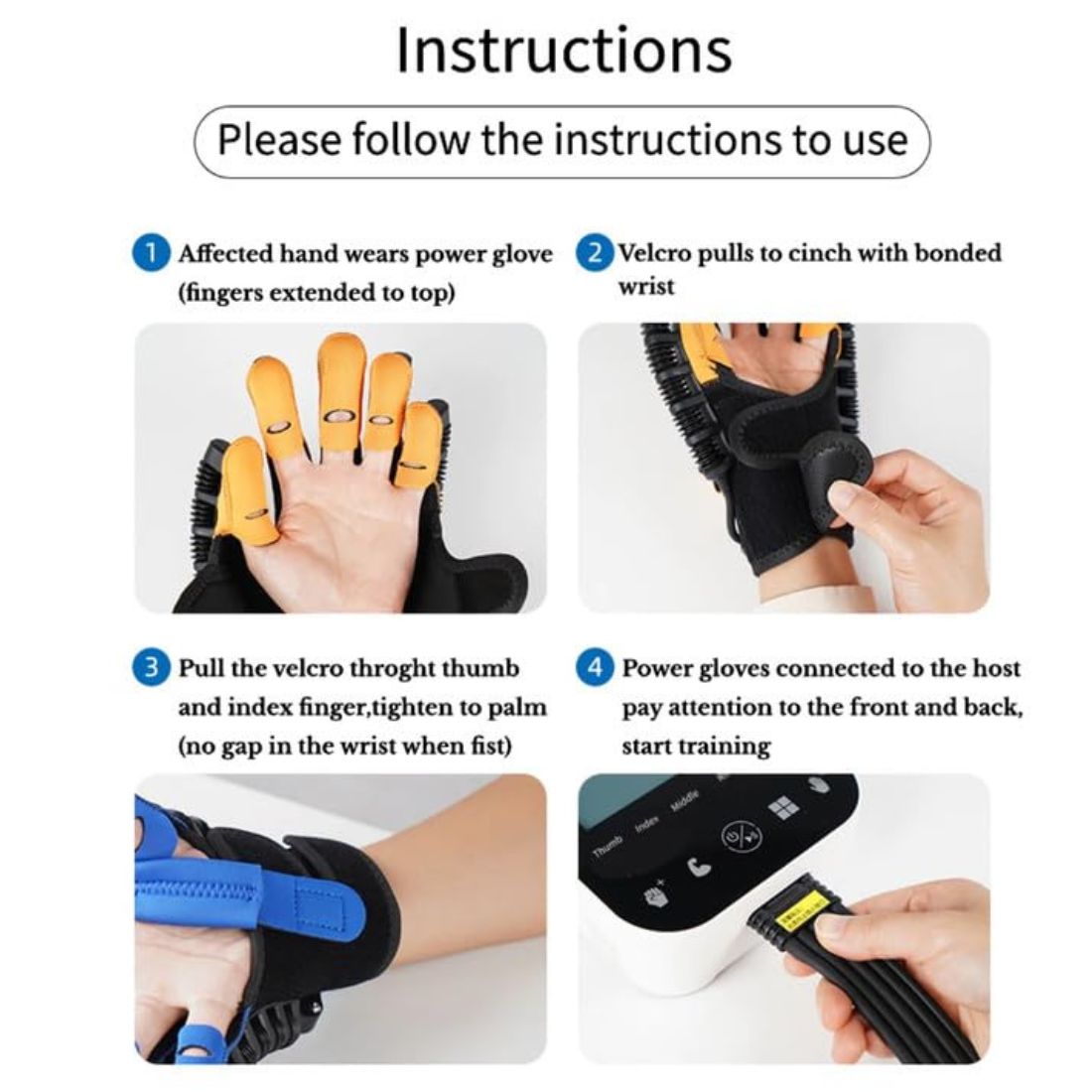 Syrebo Hand Robotics Rehabilitation Gloves C12 For Stroke and Paralysis