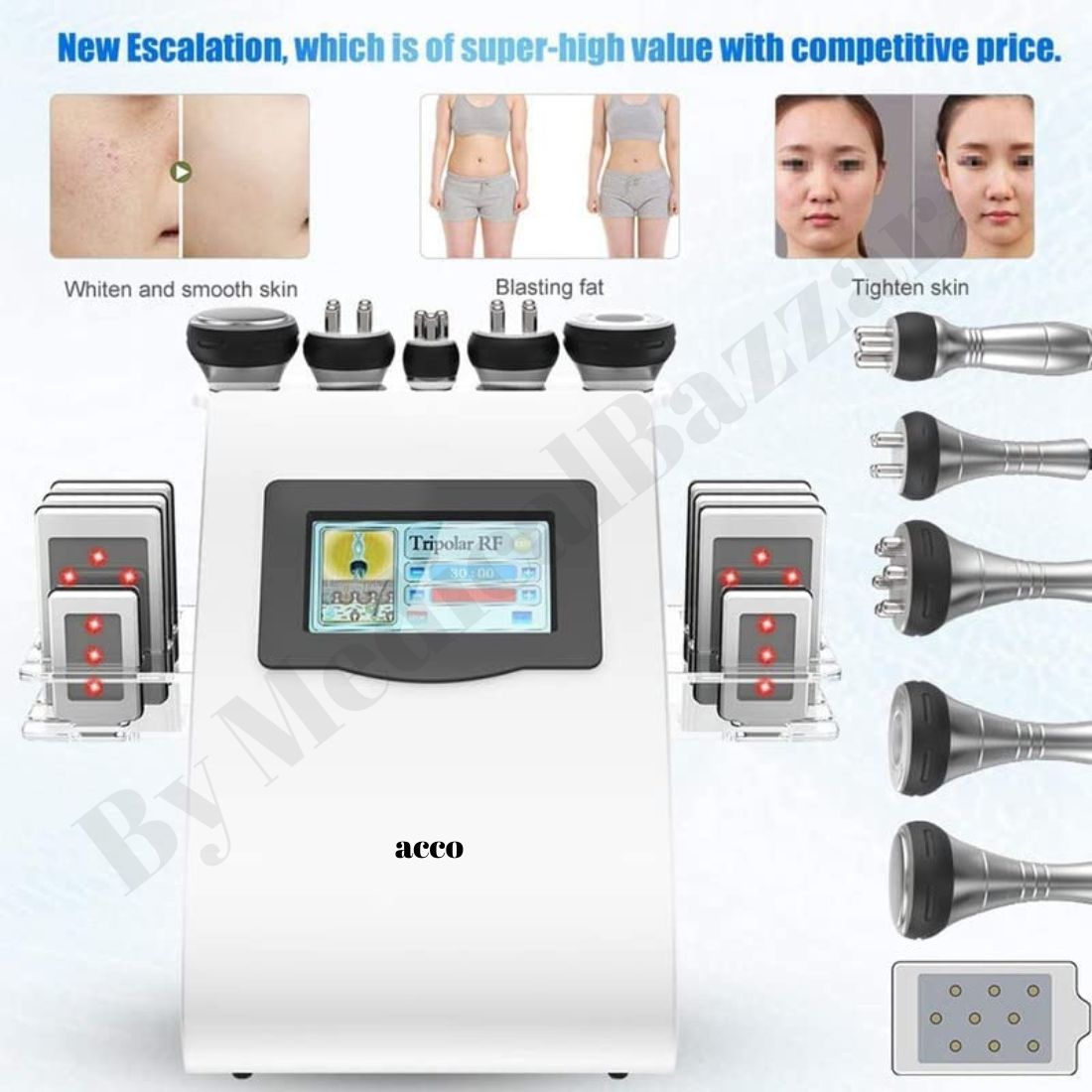 acco 6 in 1 Vacuum Cavitation RF Slimming & Beauty Machine