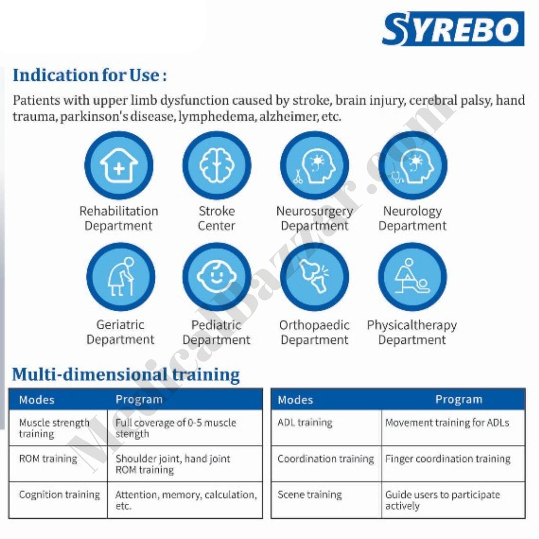 Syrebo Upper Limb Rehabilitation Robot SY-UEA2