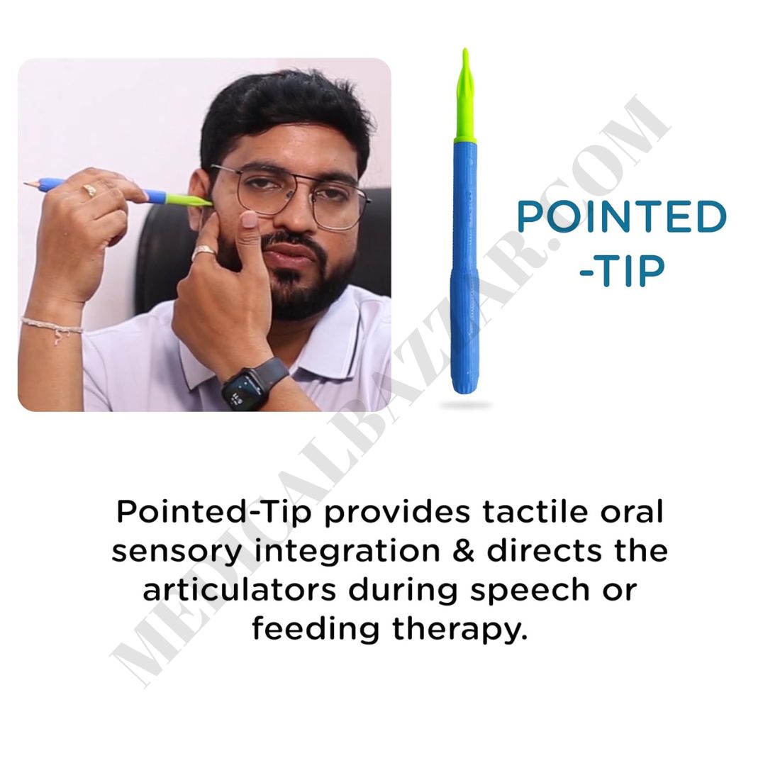 V-Pen™ Vibrating pen with 3 attachment