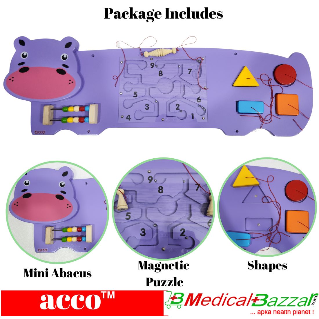 acco Sensory Wall toy For Kids