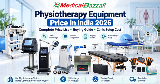 Physiotherapy Equipment Price in India 2026 - MedicalBazzar price list and buying guide