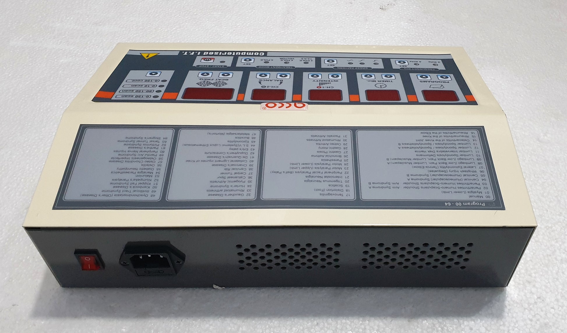 Buy acco IFT Machine Digital with 65 Program Online - MedicalBazzar