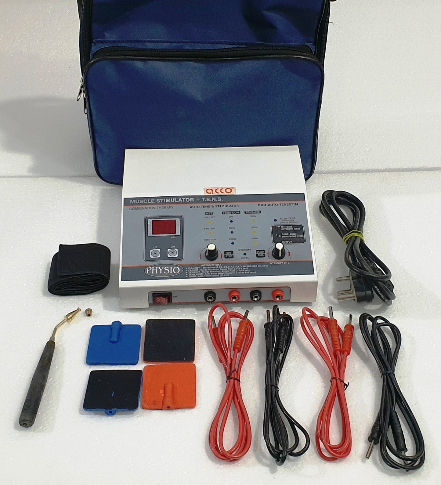 acco MS Tens Physiotherapy Combo Machine 2 in 1 with Timer