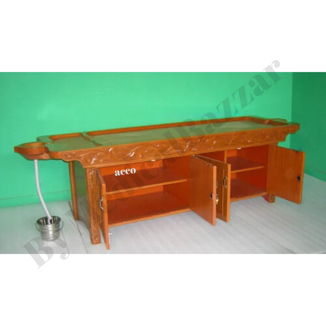 acco Royal Traditional Massage Table with Storage Cabinet(Wooden)