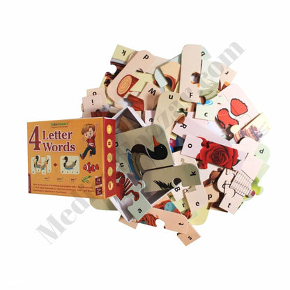 SpeechGears 4 Letter Words Puzzle
