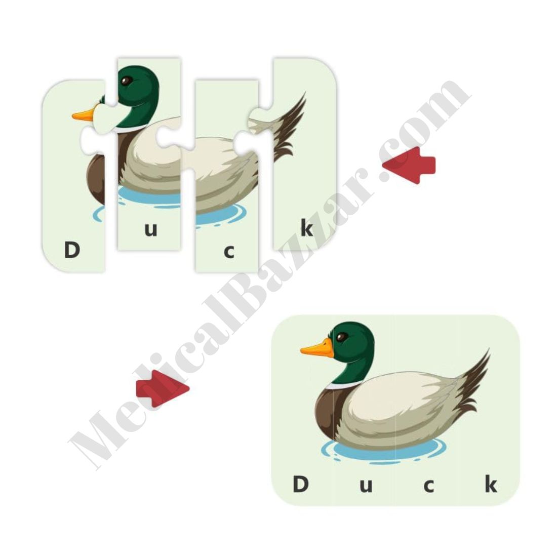 SpeechGears 4 Letter Words Puzzle