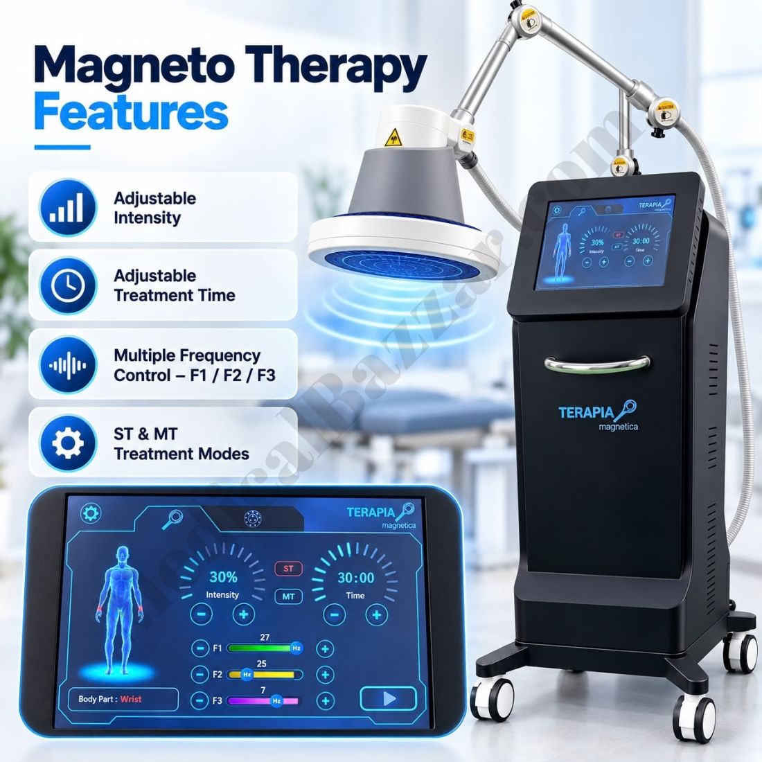 Magneto Therapy with Laser Machine (Floor Model)