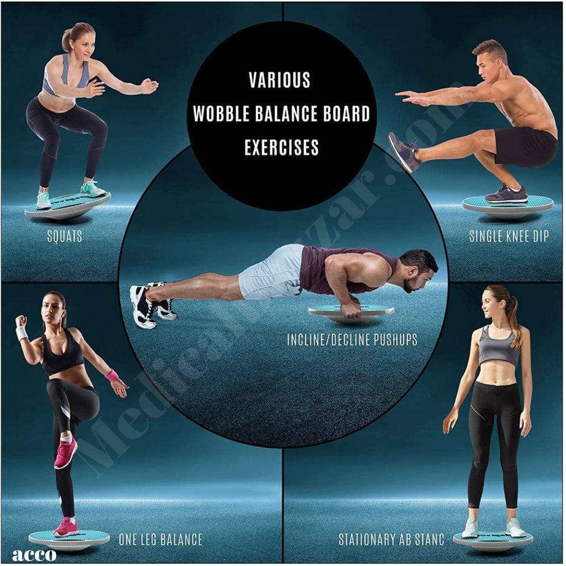 Imported Wobble Board (Round) - Balance Board