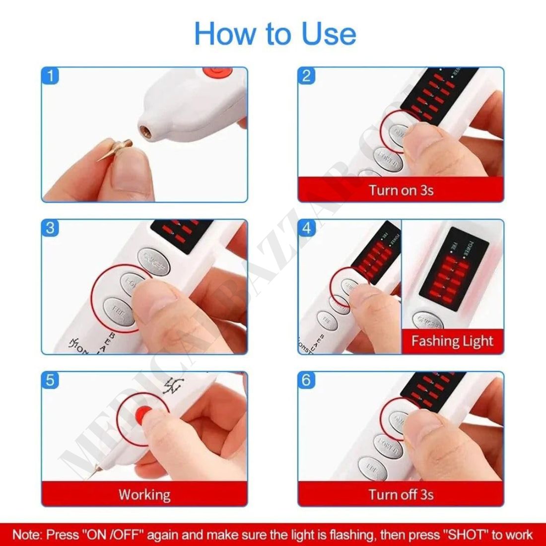 Plasma Pen for Skin Care & Mole Removal