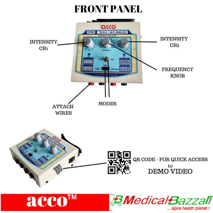 acco Tens Machine 2 Ch with Muscle Stimulator