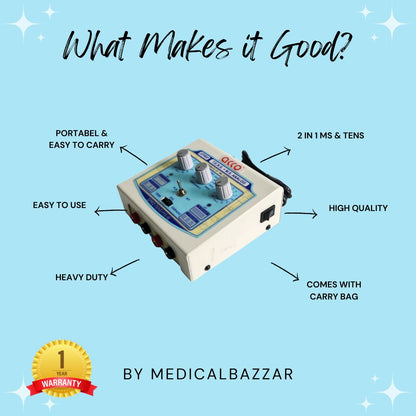 acco Tens Machine 2 Ch with Muscle Stimulator