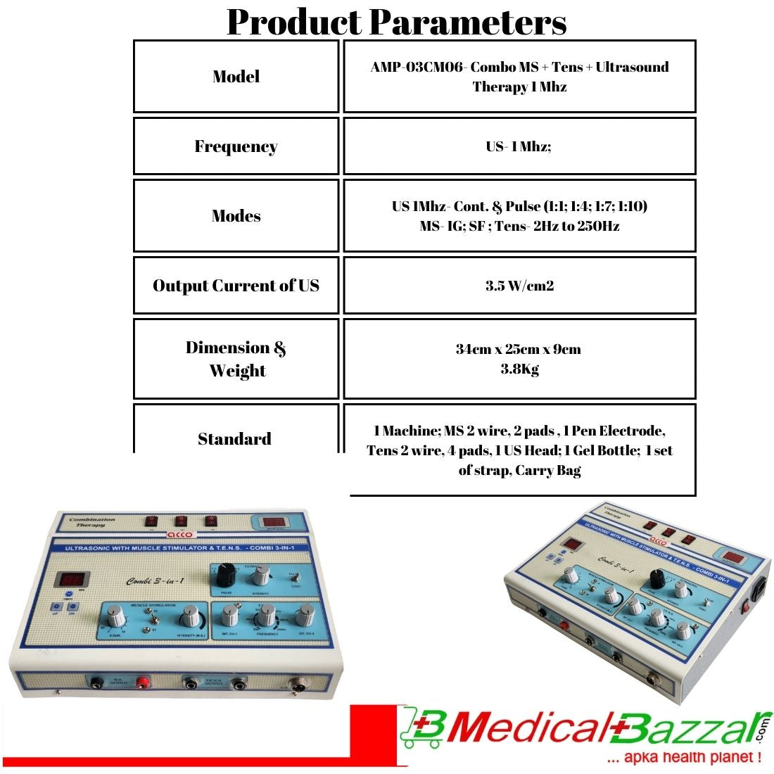 Combo Therapy Unit (M.S Tense)