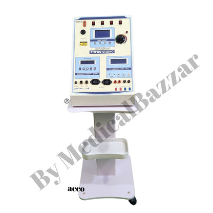 acco 7 in 1 COMBO (IFT+MS+TENS+Rus+US 1& 3Mhz) + Laser Therapy with Deep Heat Therapy Unit