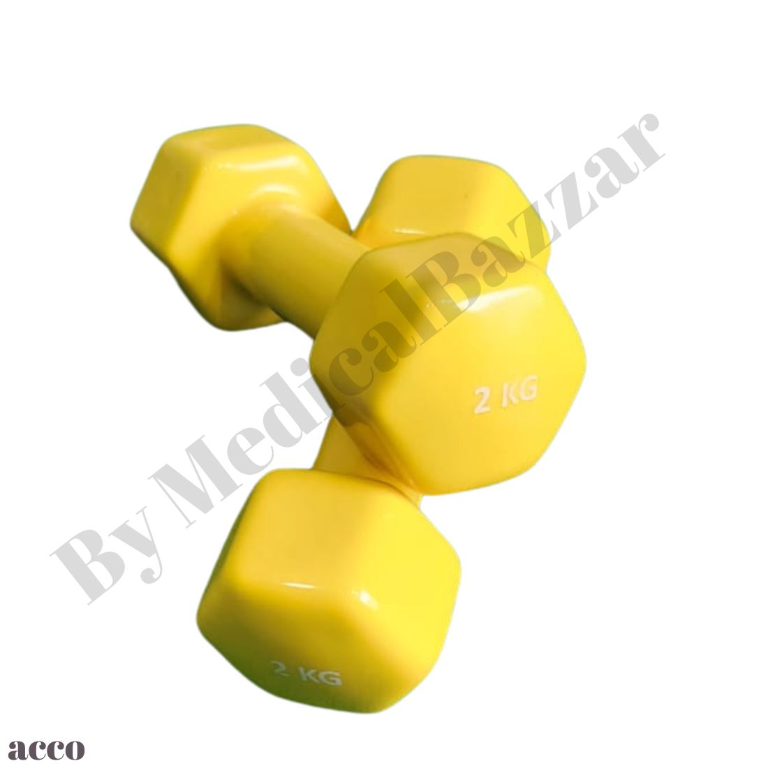 acco Vinyl Dumbbell (0.5 to 5Kg) with stand