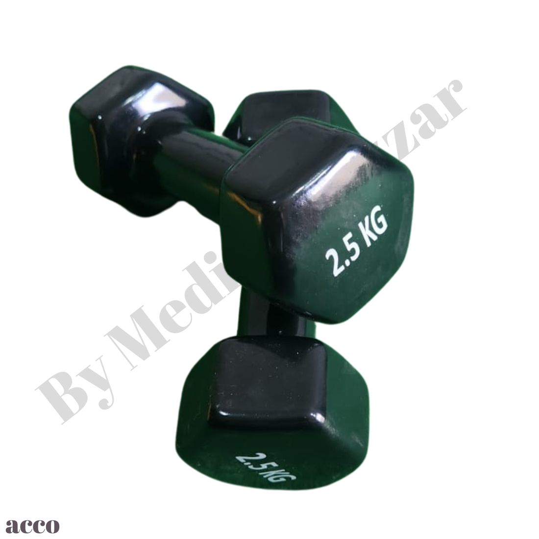 acco Vinyl Dumbbell (0.5 to 5Kg) with stand