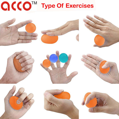 acco Egg Shape Hand exercise Ball