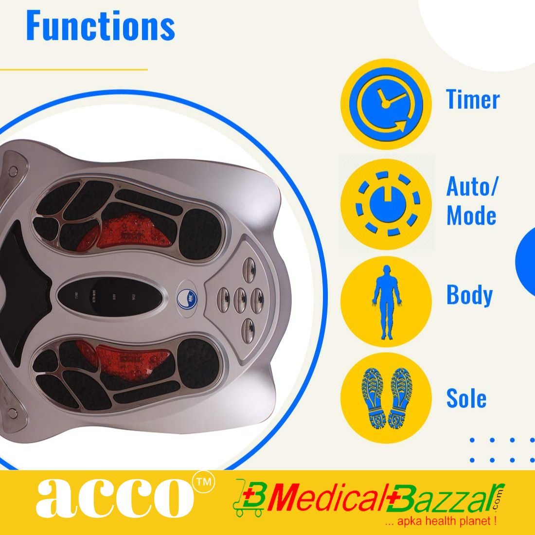 Arg Health Protection Machine Buy ARG Health Protection Machine Silver HPM Massager -MedicalBazzar