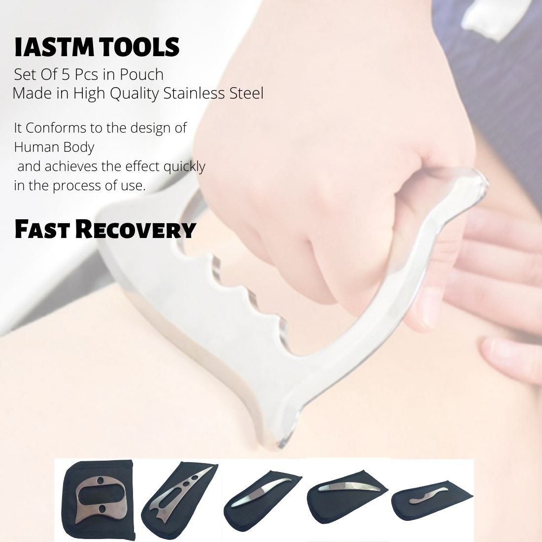 acco IASTM TOOLS for physiotherapy -Graston tool