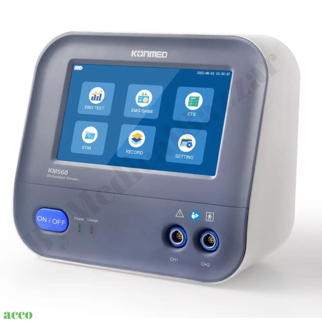 EMG Biofeedback Nerve and Muscle Stimulator with Pelvic & Anal Probe KM560