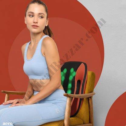 Back Massager 12 Deep Kneading Rollers